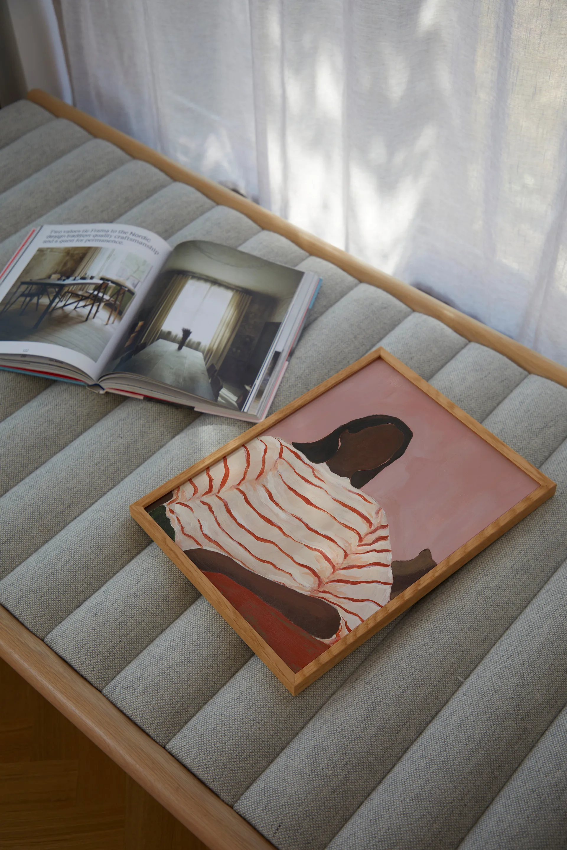 Red Stripes -juliste, 50 x 70 cm Paper Collective