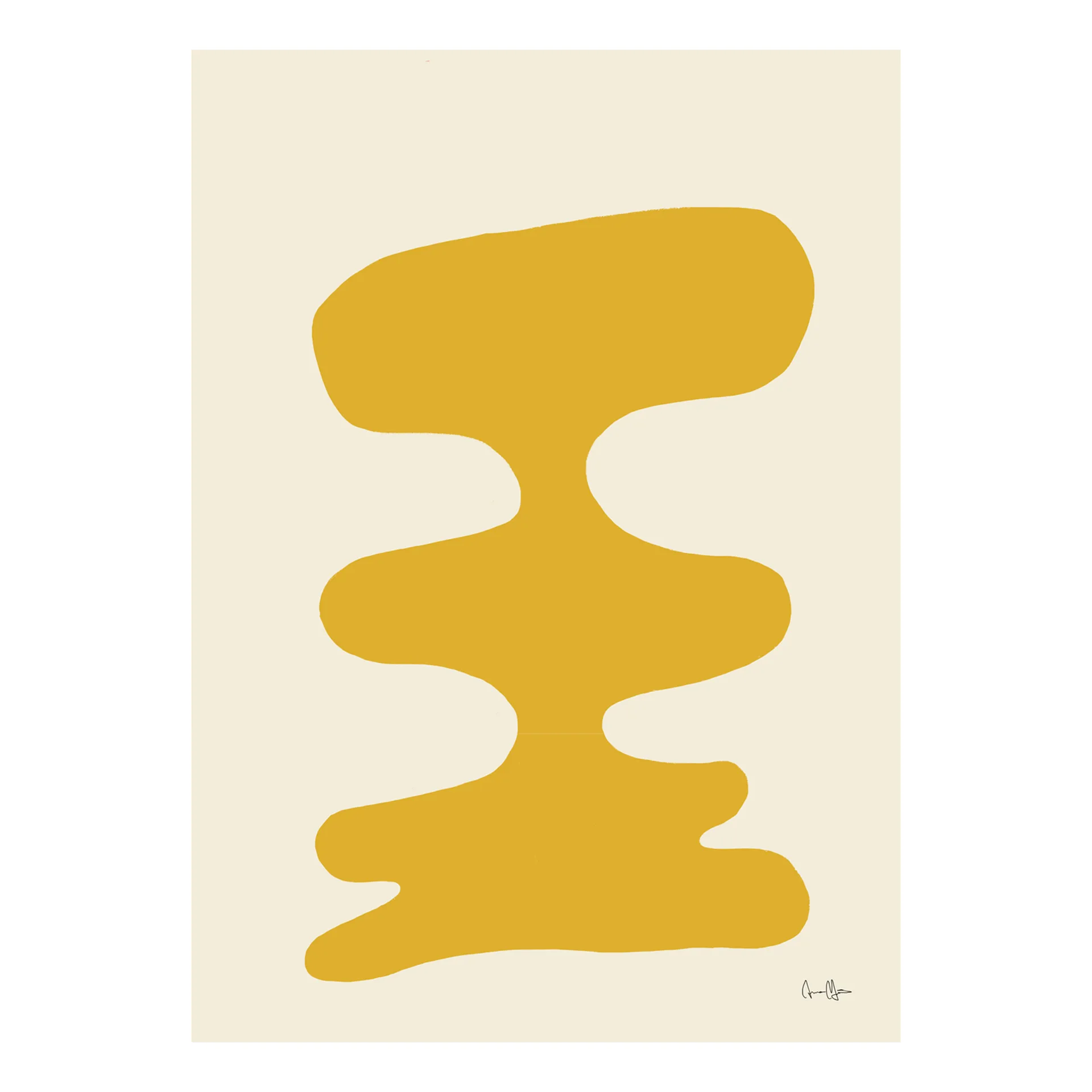 Soft Yellow -juliste, 50x70 cm Paper Collective