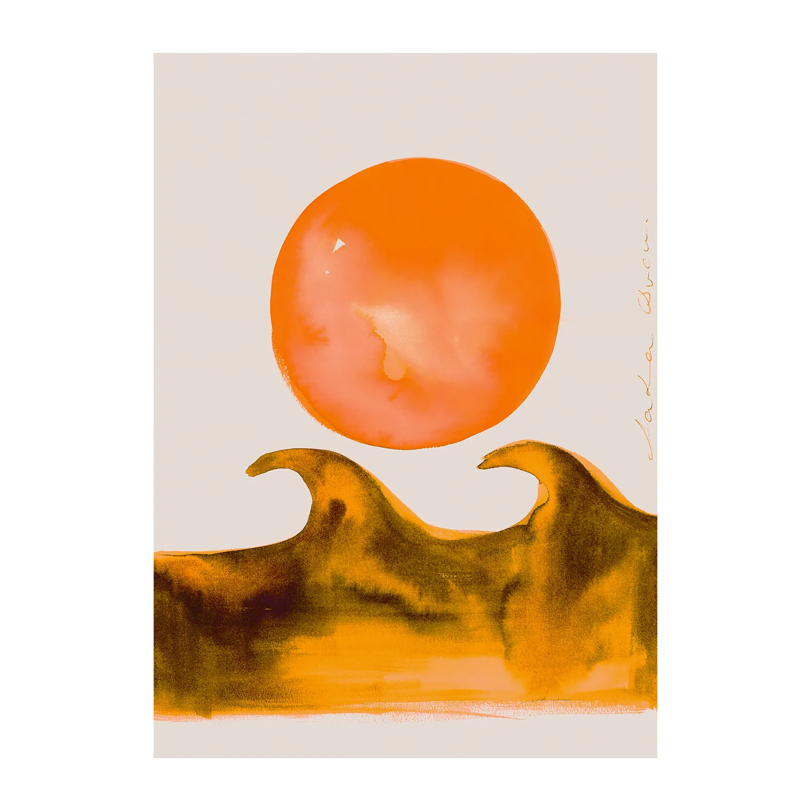 Sunset Waves -juliste, 50 x 70 cm Paper Collective