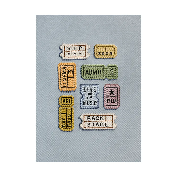 Tickets Please juliste - 30x40 cm - Paper Collective