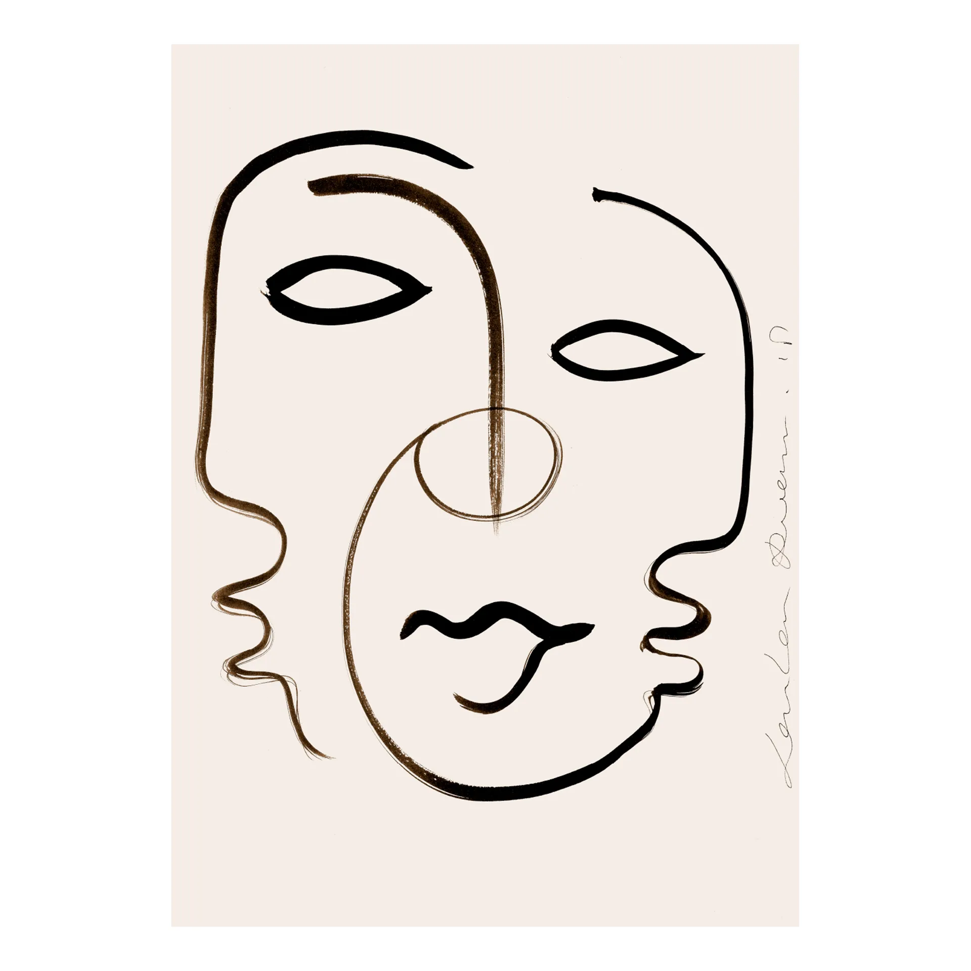 We are one juliste, 70x100 cm Paper Collective
