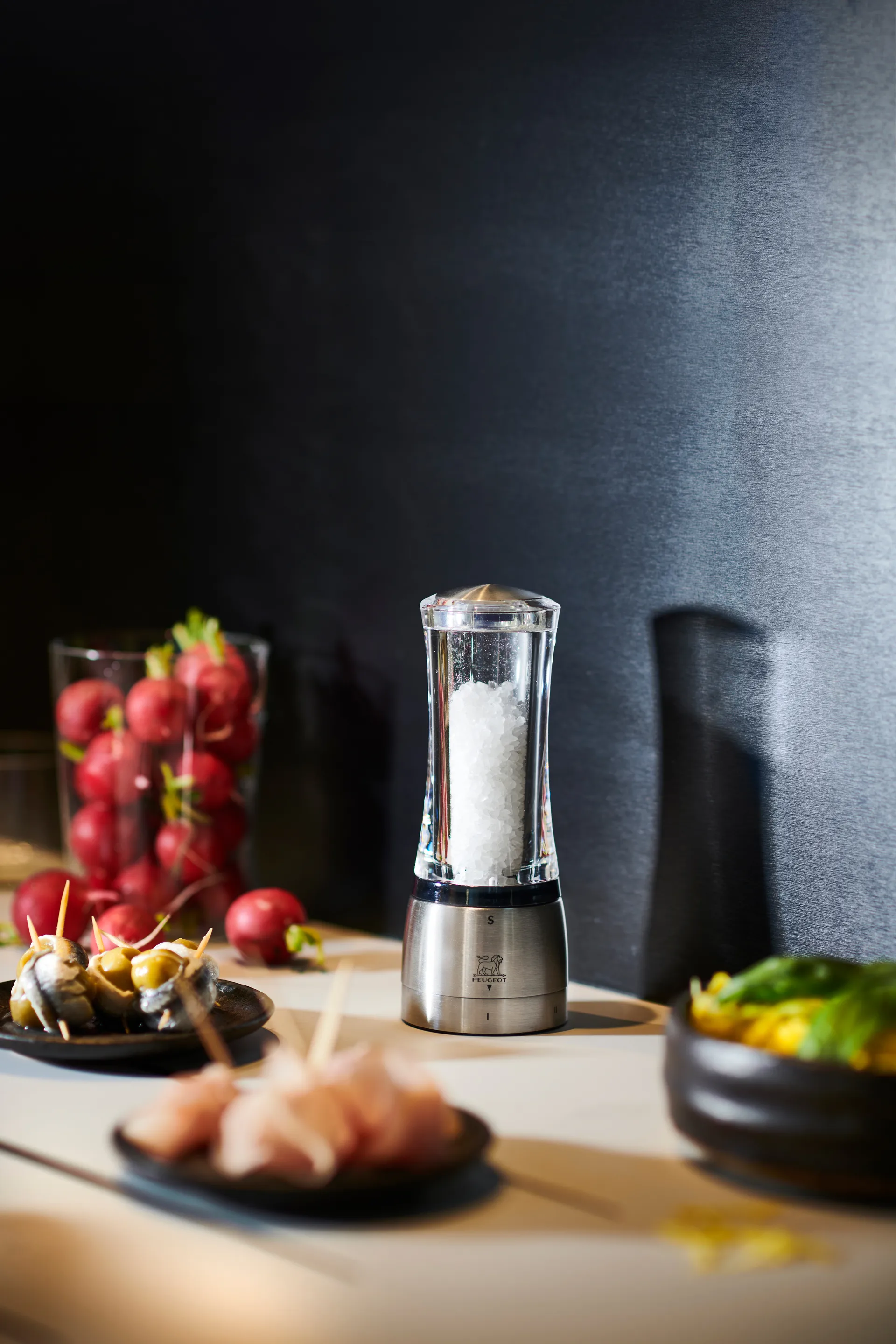 Daman Z suolamylly 16 cm, Musta Peugeot