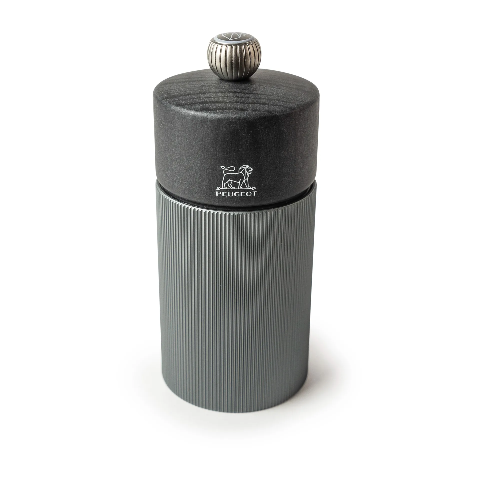 Line Dark -suolamylly 12 cm, Wood-aluminium Peugeot