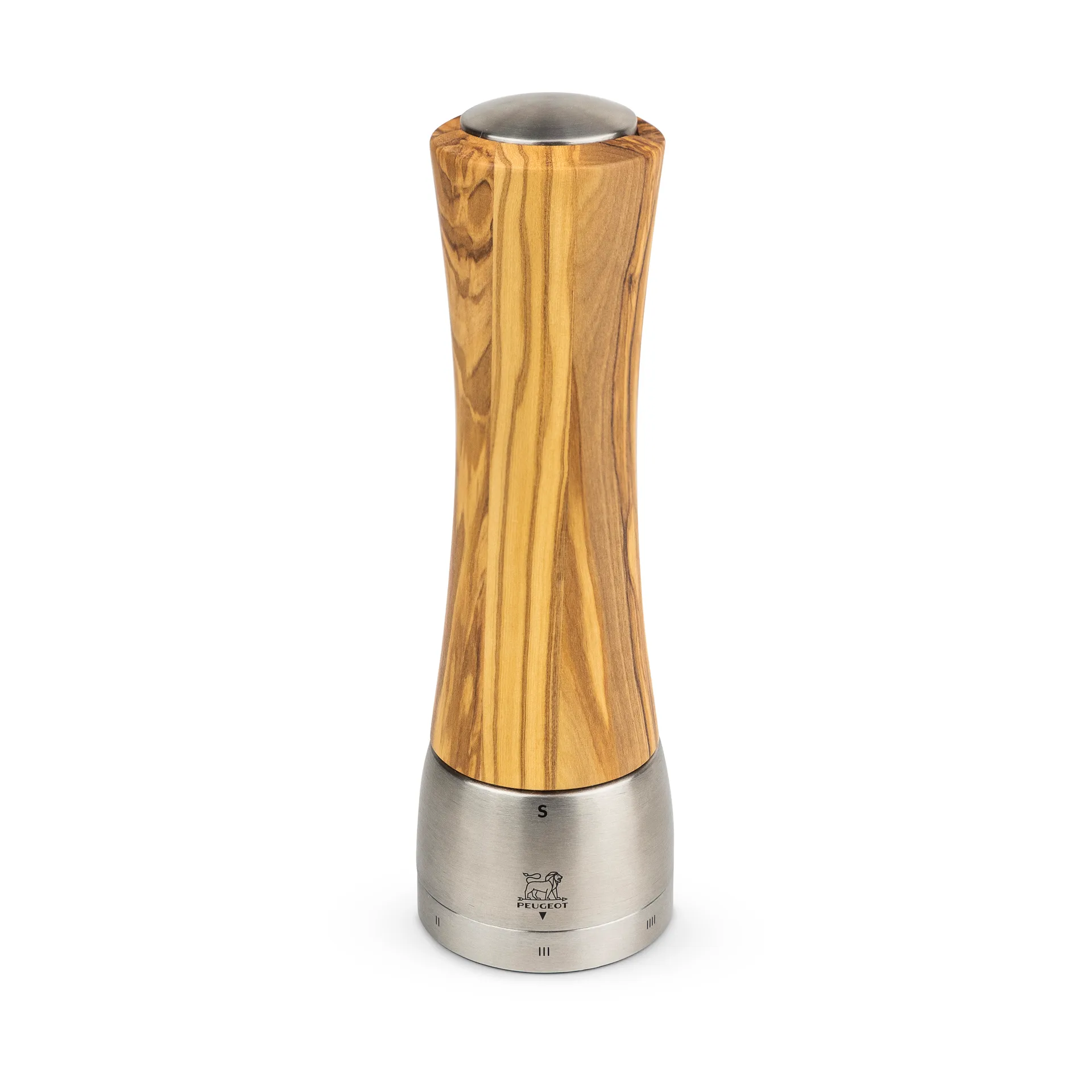 Madras Z suolamylly 21 cm, Olive wood-stainless steel Peugeot