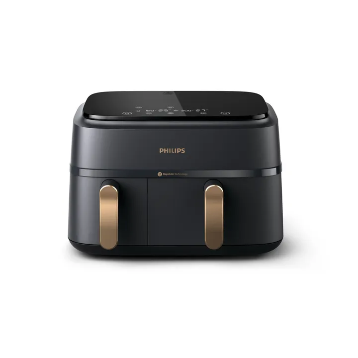 3000-sarja Air fryer double NA352/00 9 l - Musta - Philips