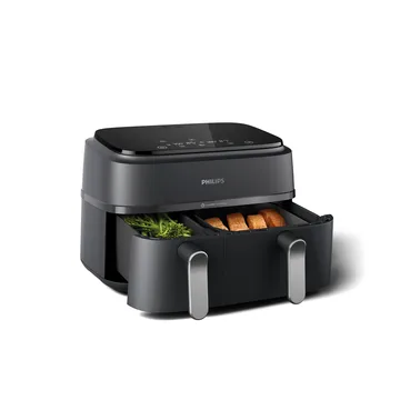 3000-sarja Air fryer double NA352/00 9 l - Musta - Philips