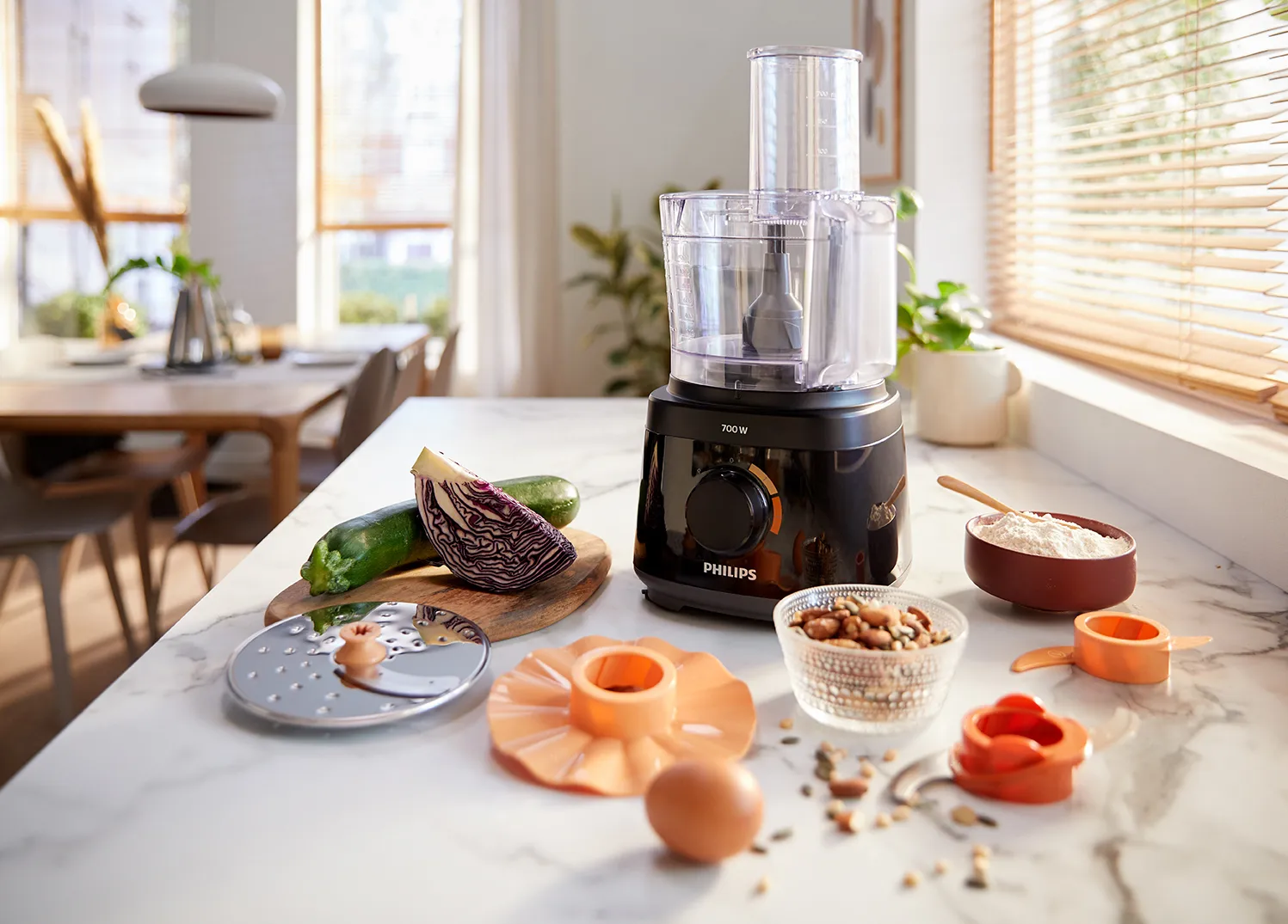 Daily monitoimikone HR7320/00 1,5 l, Valkoinen Philips