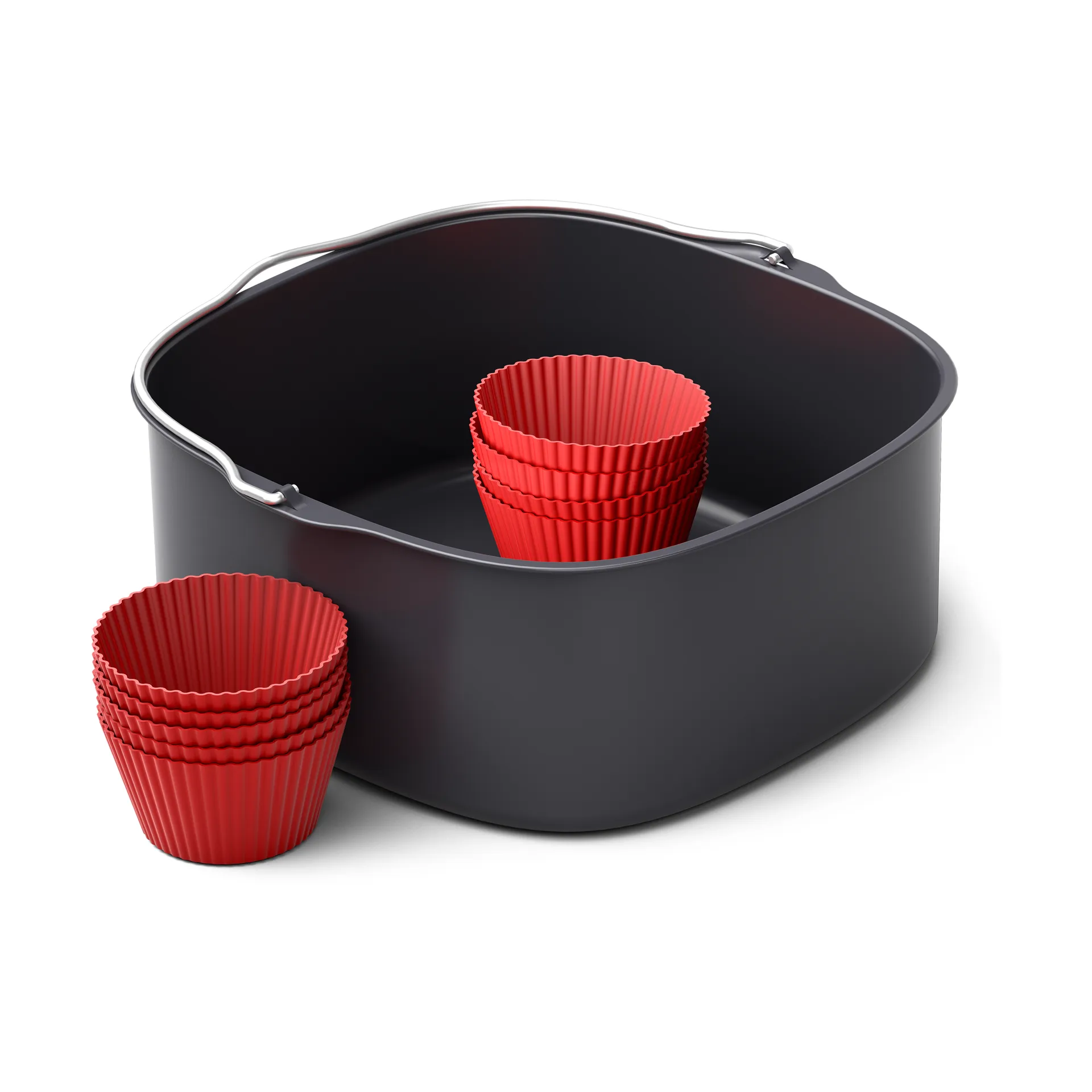 Philips Air fryer -paistosetti XXL HD9957/00 10 osaa, Musta Philips