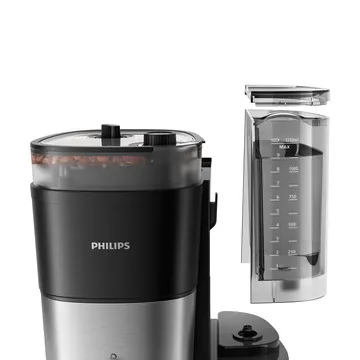 Philips kahvinkeitin integroidulla jauhatuskoneella HD7888/01 1,25 l - Musta - Philips