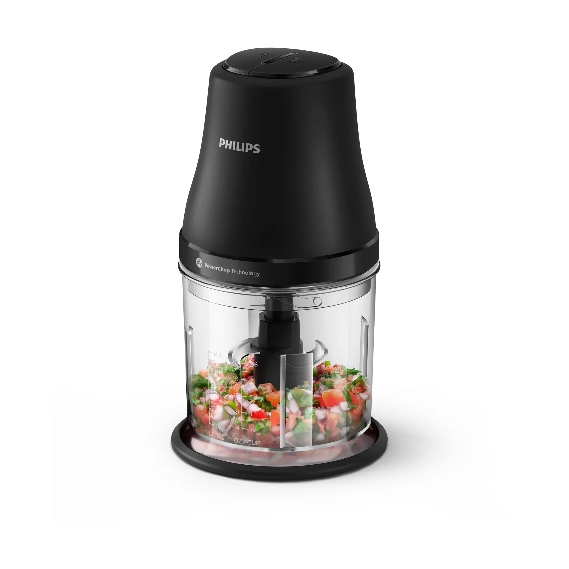 Philips pilkkoja HR1501/00 0,6 l, Musta Philips