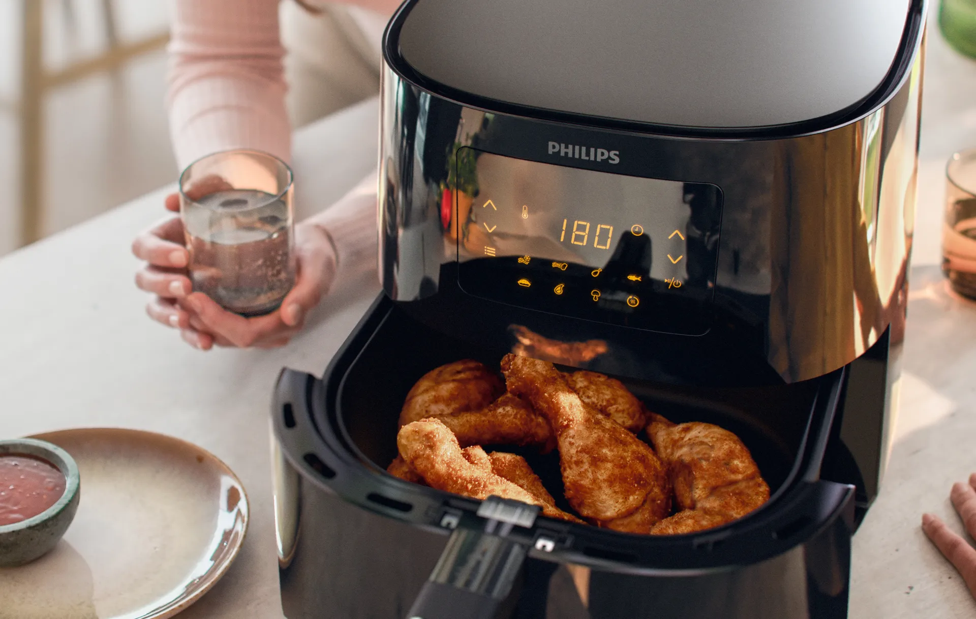 Spectre Airfryer XL HD9270/70 6,2 l, Musta Philips