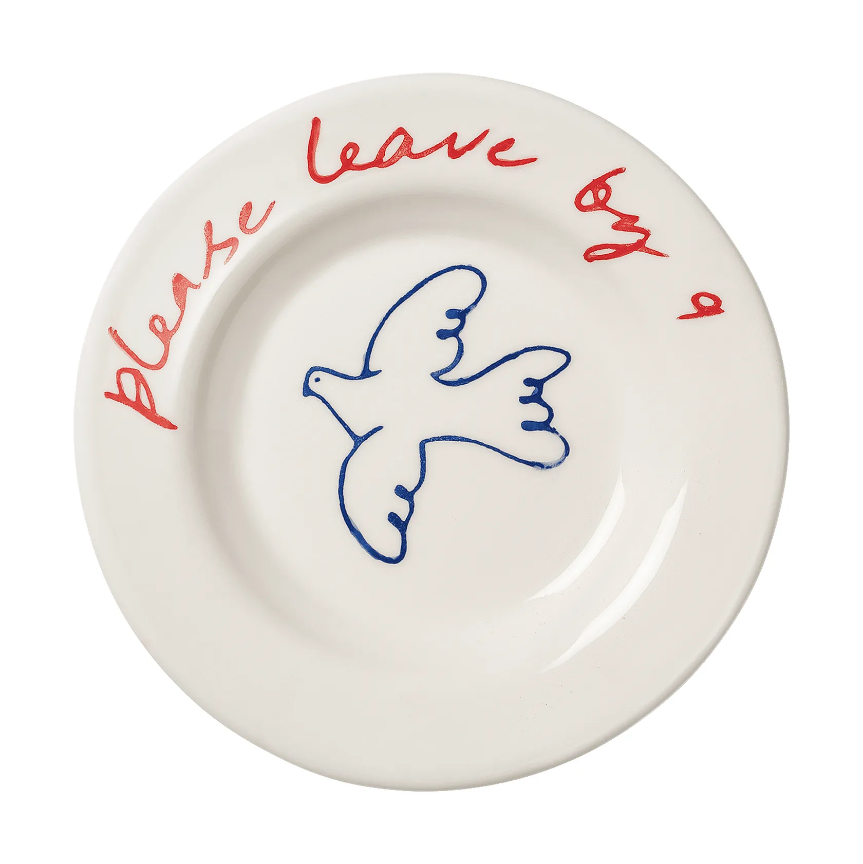 Bird Tapas lautanen, Sininen, 15 cm Pick a Poppy