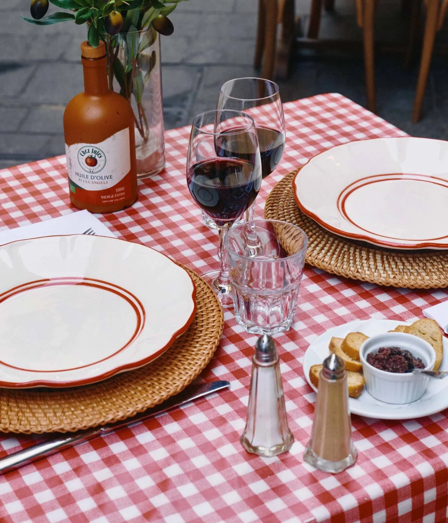 Bistro lautanen, Red, 28 cm Pick a Poppy