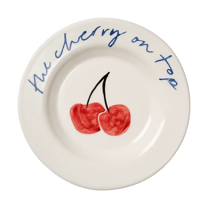 Cherry tapaslautanen - Red, 15 cm - Pick a Poppy