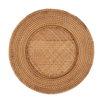 Classic Rattan pöytätabletti - Natural, 33 cm - Pick a Poppy