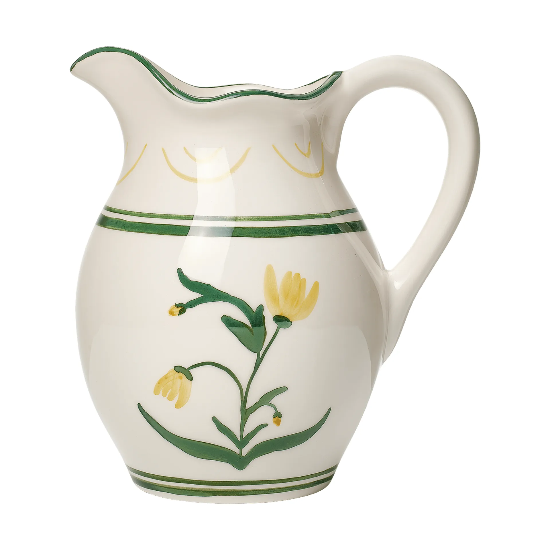Cottage Flower kannu, Yellow, 20x10 cm Pick a Poppy