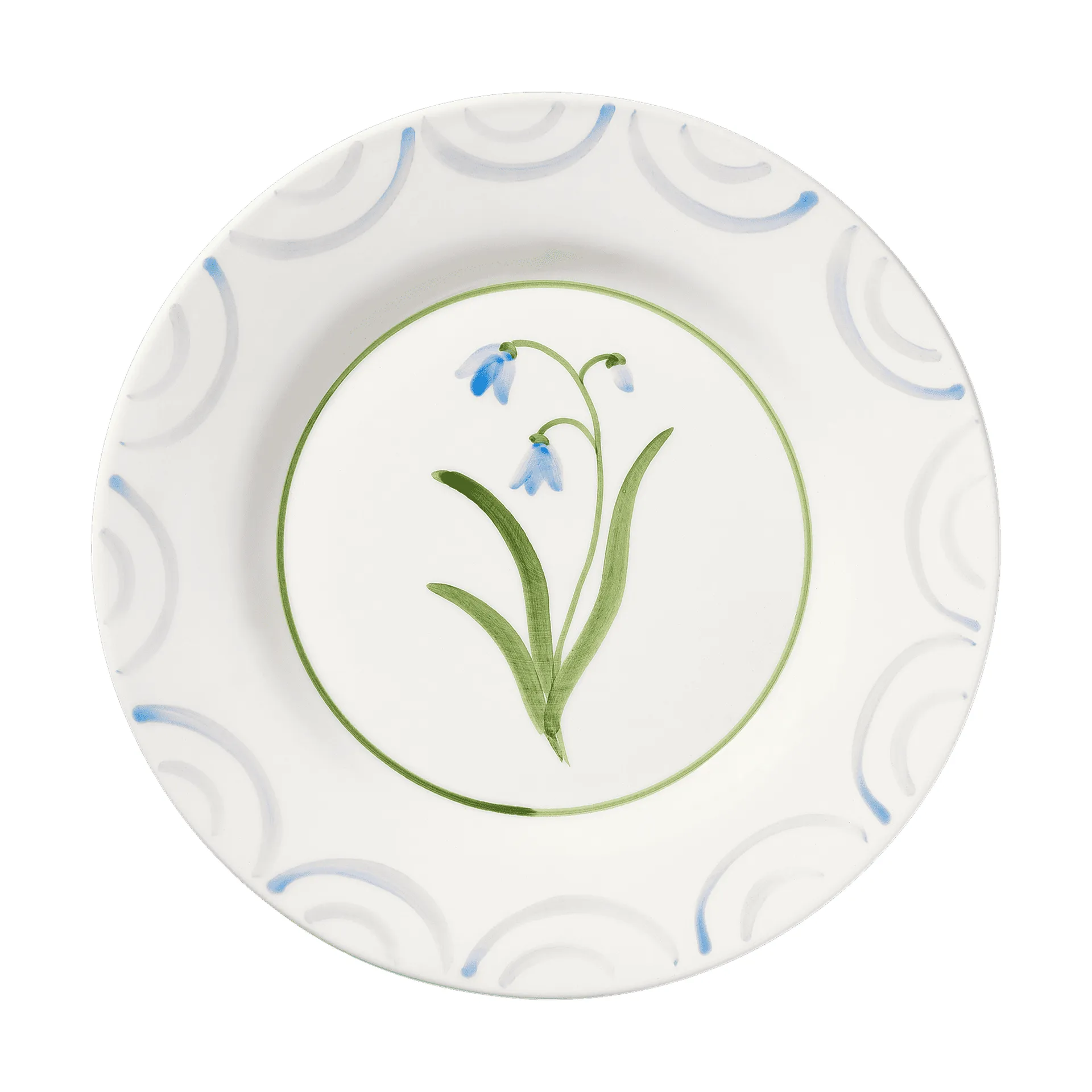 Cottage Flower lautanen, Vaaleansininen, 28 cm Pick a Poppy