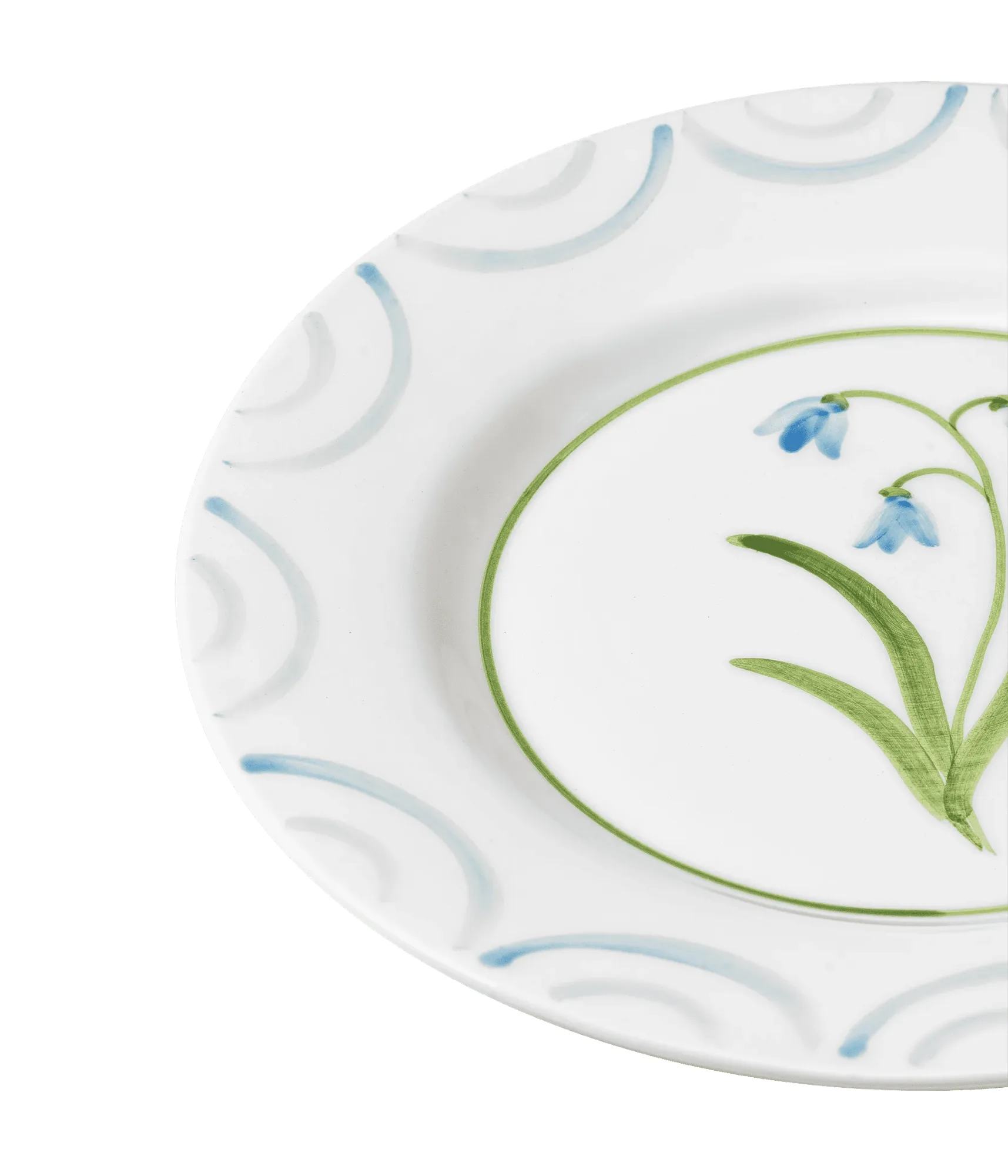 Cottage Flower lautanen, Vaaleansininen, 28 cm Pick a Poppy