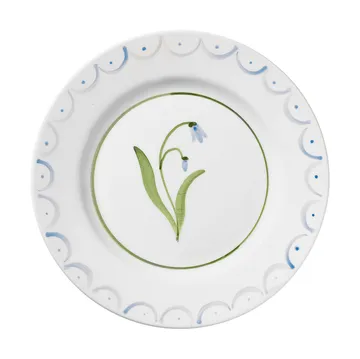 Cottage Flower salaattilautanen - Light Blue, 22 cm - Pick a Poppy