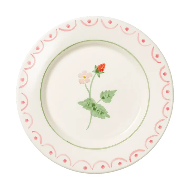 Cottage flower Wild Strawberry salaattiastia - Red, 22 cm - Pick a Poppy