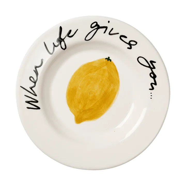 Lemon-tapastallerki - Yellow, 15 cm - Pick a Poppy