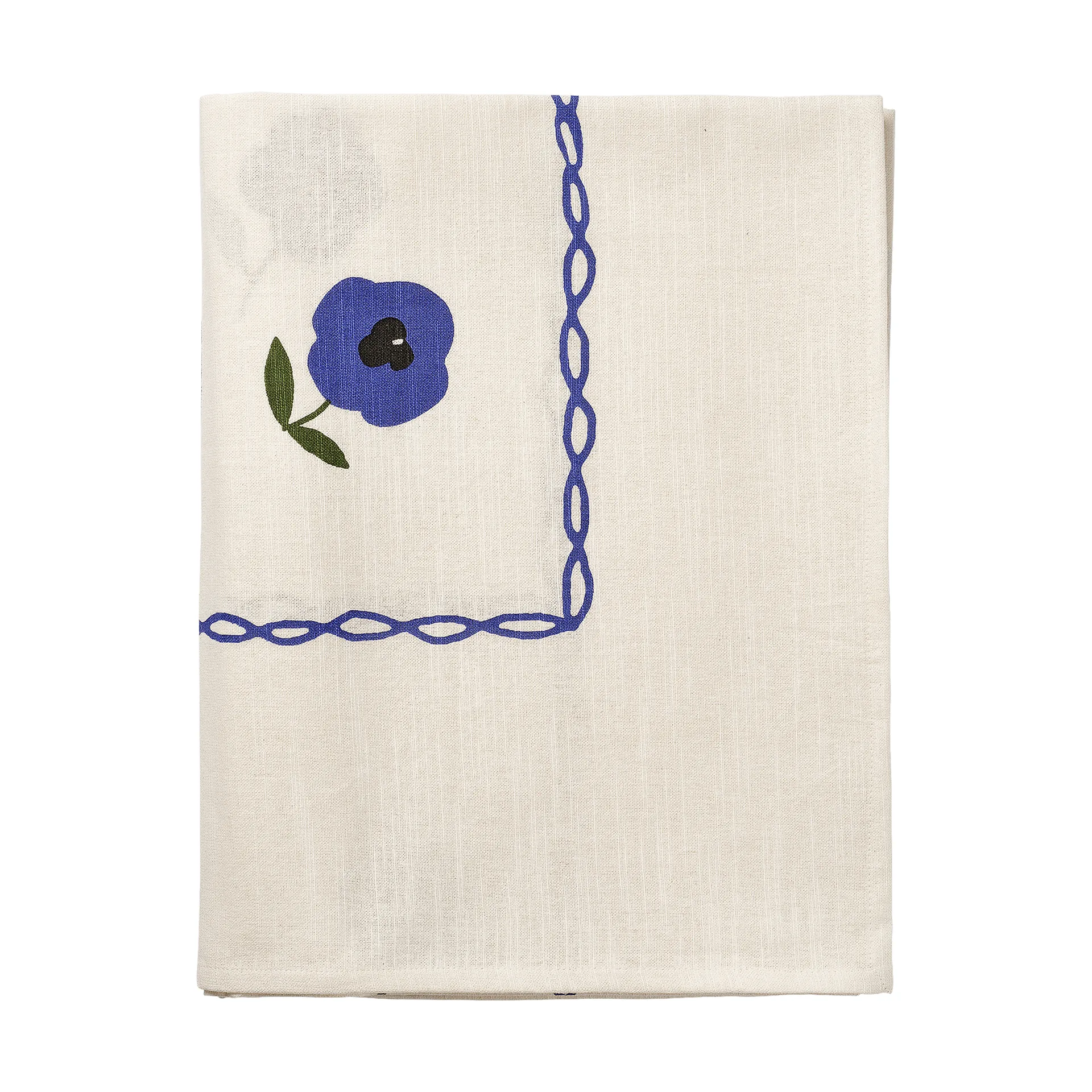 Madelen Möllard Pansy pöytäliina, Blue, 350x150 cm Pick a Poppy