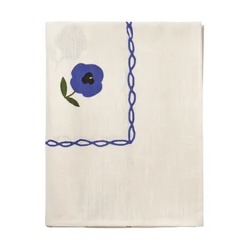 Madelen Möllard Pansy pöytäliina - Blue, 350x150 cm - Pick a Poppy