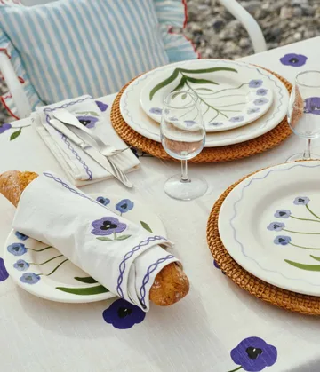 Madelen Möllard Pansy salaattiastia - Blue, 22 cm - Pick a Poppy