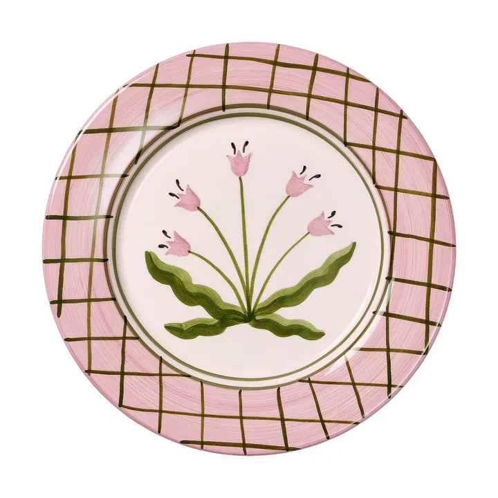 Madelen Möllard Tulip lautanen - Pink, 28 cm - Pick a Poppy