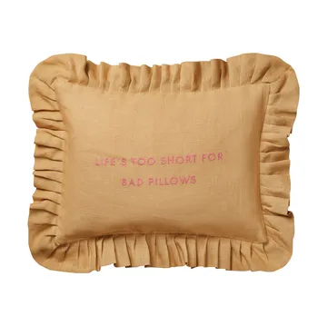Quote tyyny - Harvest yellow, 30x40 cm - Pick a Poppy