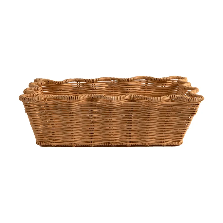 Scallop Rattan kori - Natural, 20x30 cm - Pick a Poppy