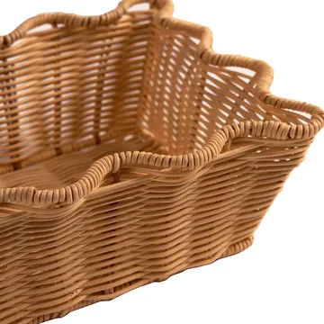 Scallop Rattan kori - Natural, 20x30 cm - Pick a Poppy
