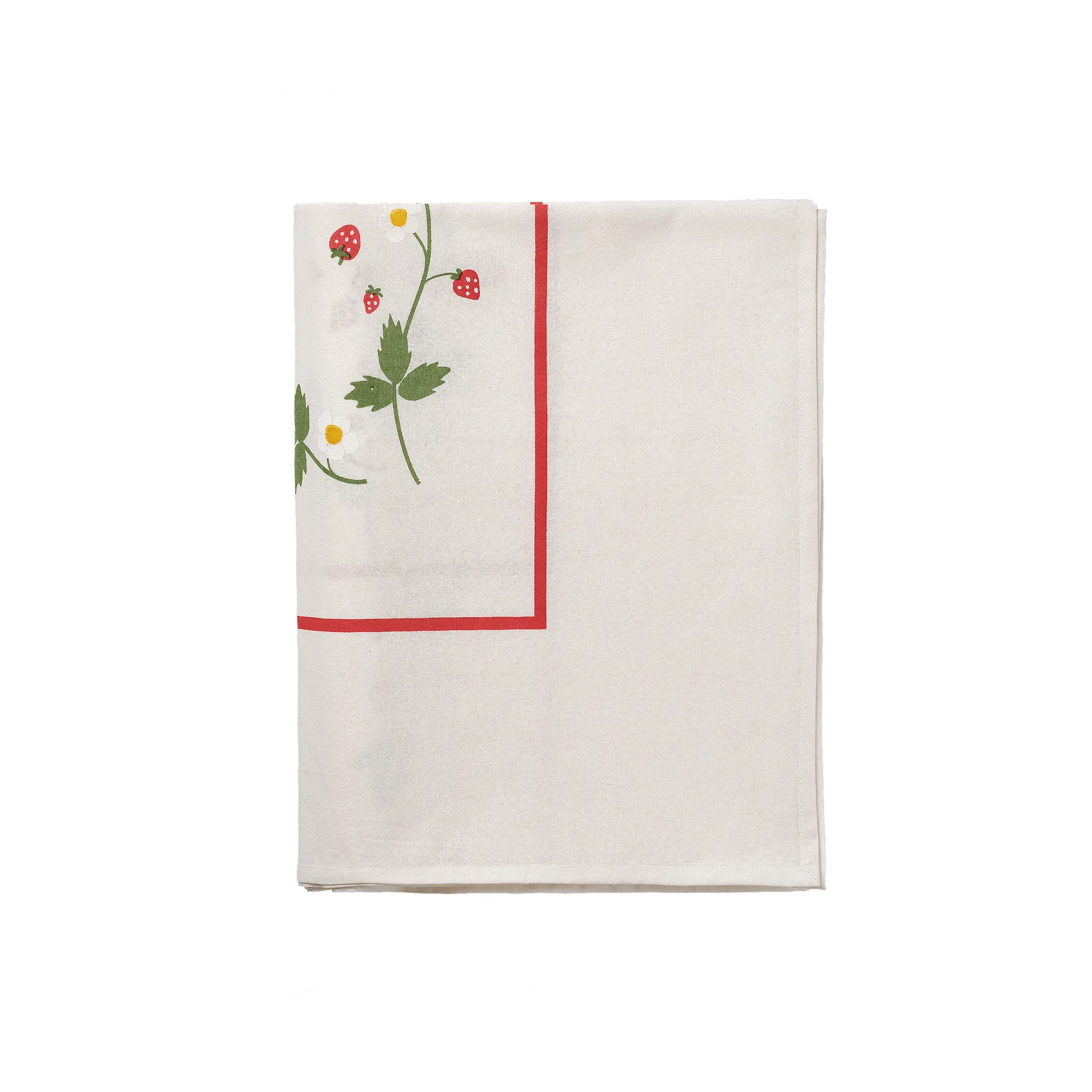 Wild Strawberry pöytäliina, Red, 350x150 cm Pick a Poppy