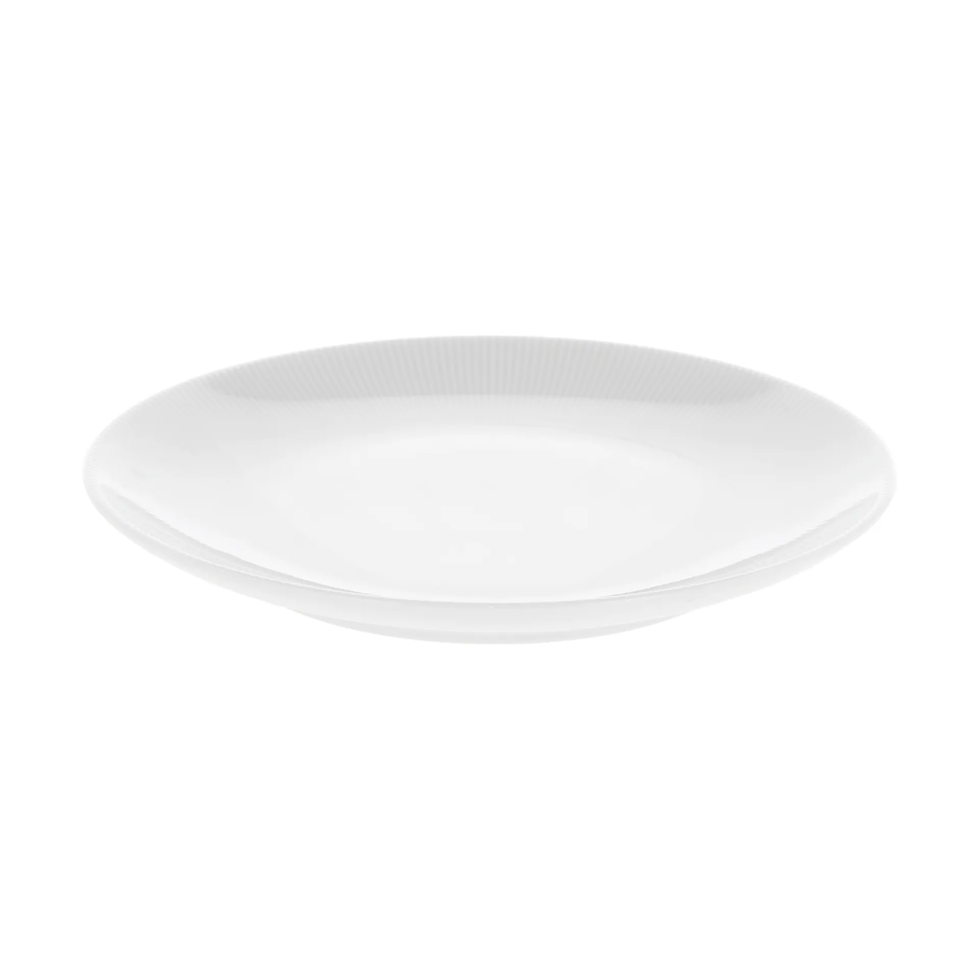 Eventail flat leipälautanen Ø21 cm, Valkoinen Pillivuyt