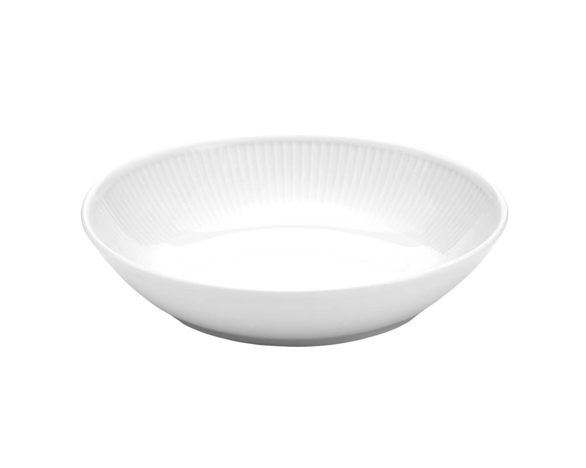 Plissé Salaatti/Pastalautanen 23 cm, Valkea Pillivuyt