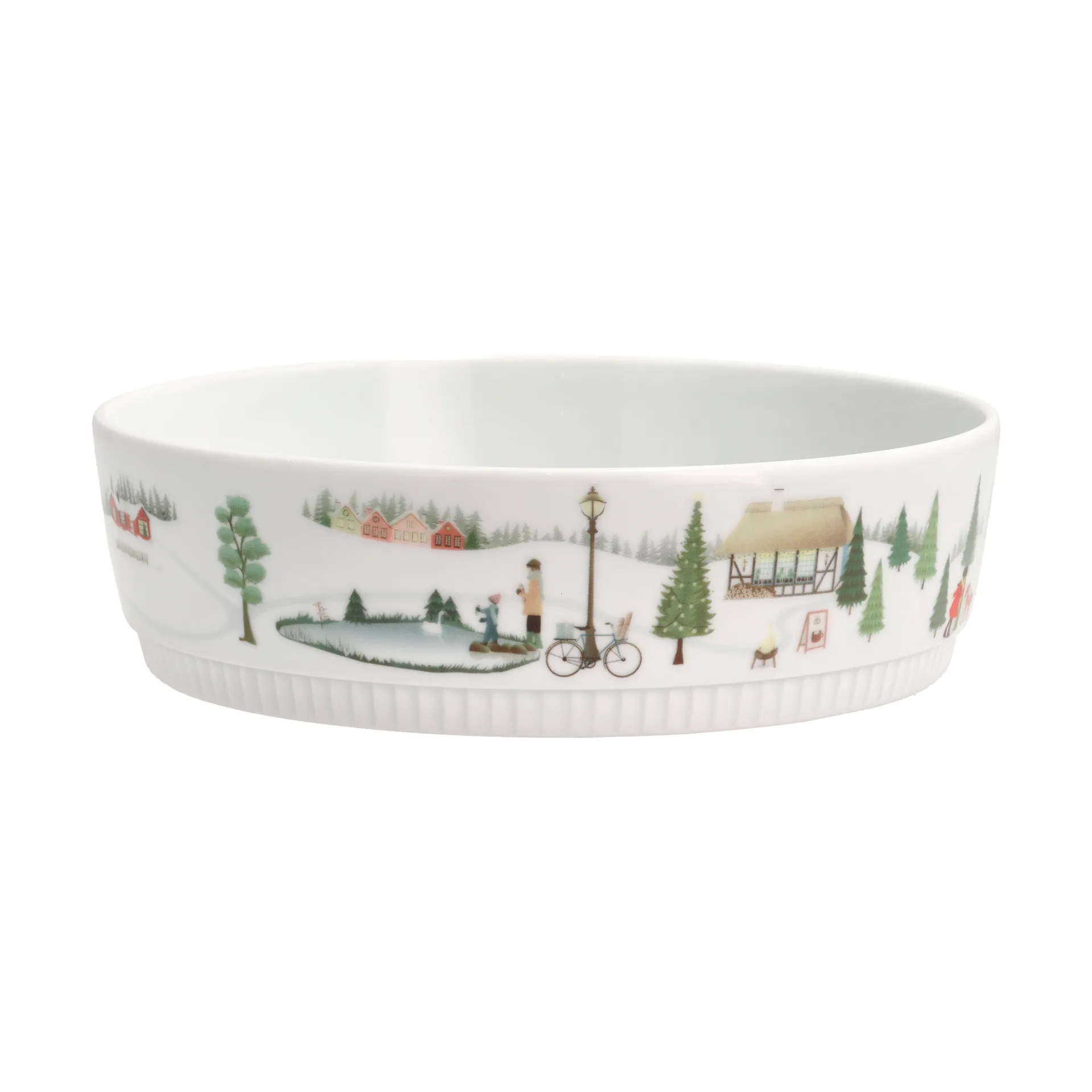 Talvi kulho 1,2 L, Valkoinen Pillivuyt