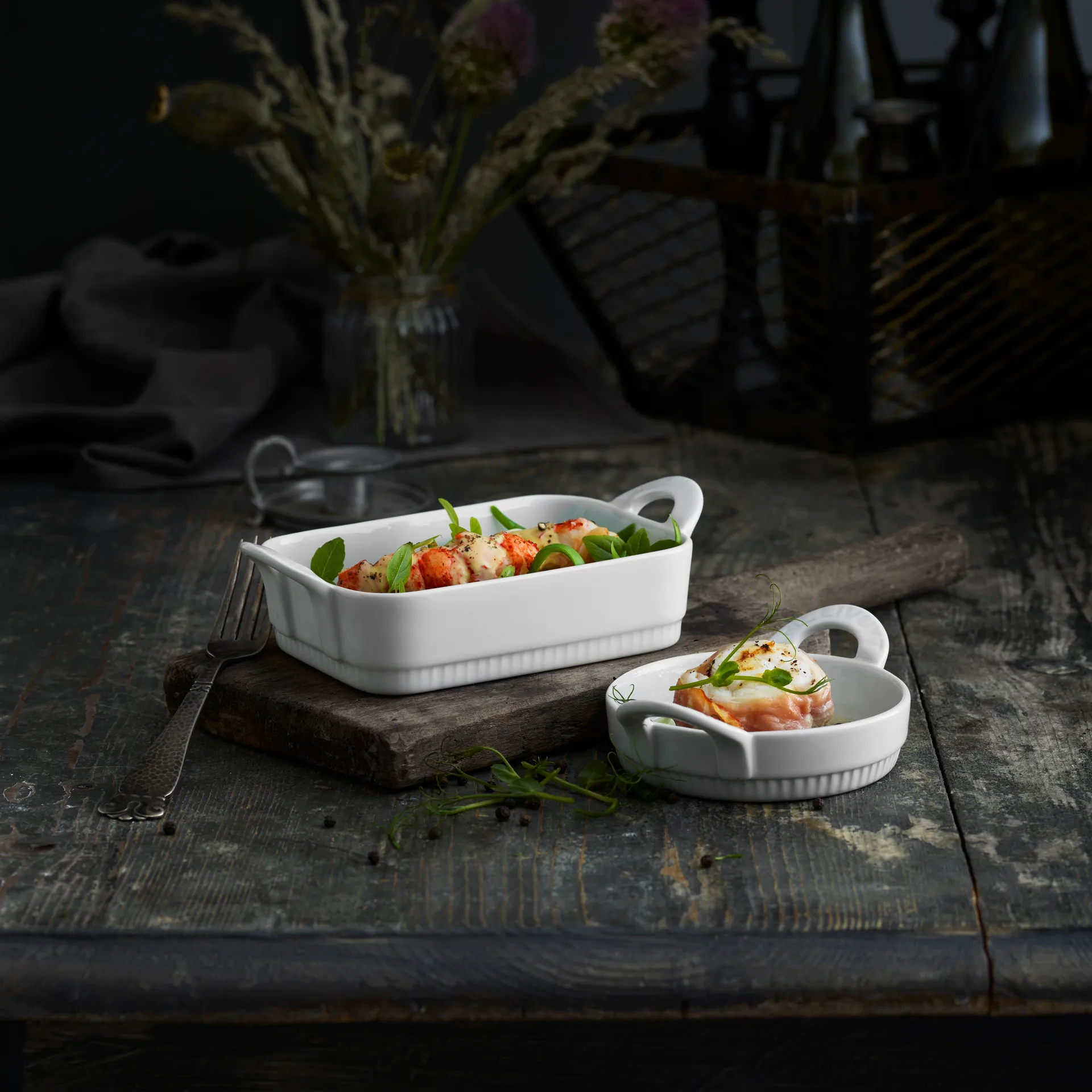 Toulouse-lautanen, kahvallinen, suorakulmainen, Pieni Pillivuyt