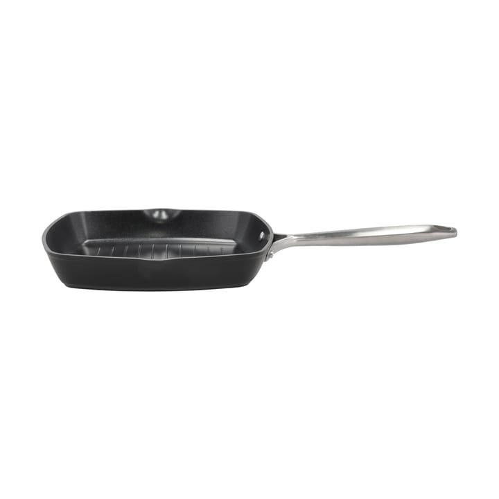 Travo keraaminen grillipannu non-stick 24x24 cm - Musta-alumiini - Pillivuyt