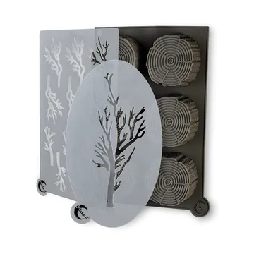 Plate-it vuoat - Wood, silikoni, 3 kpl - Plate It