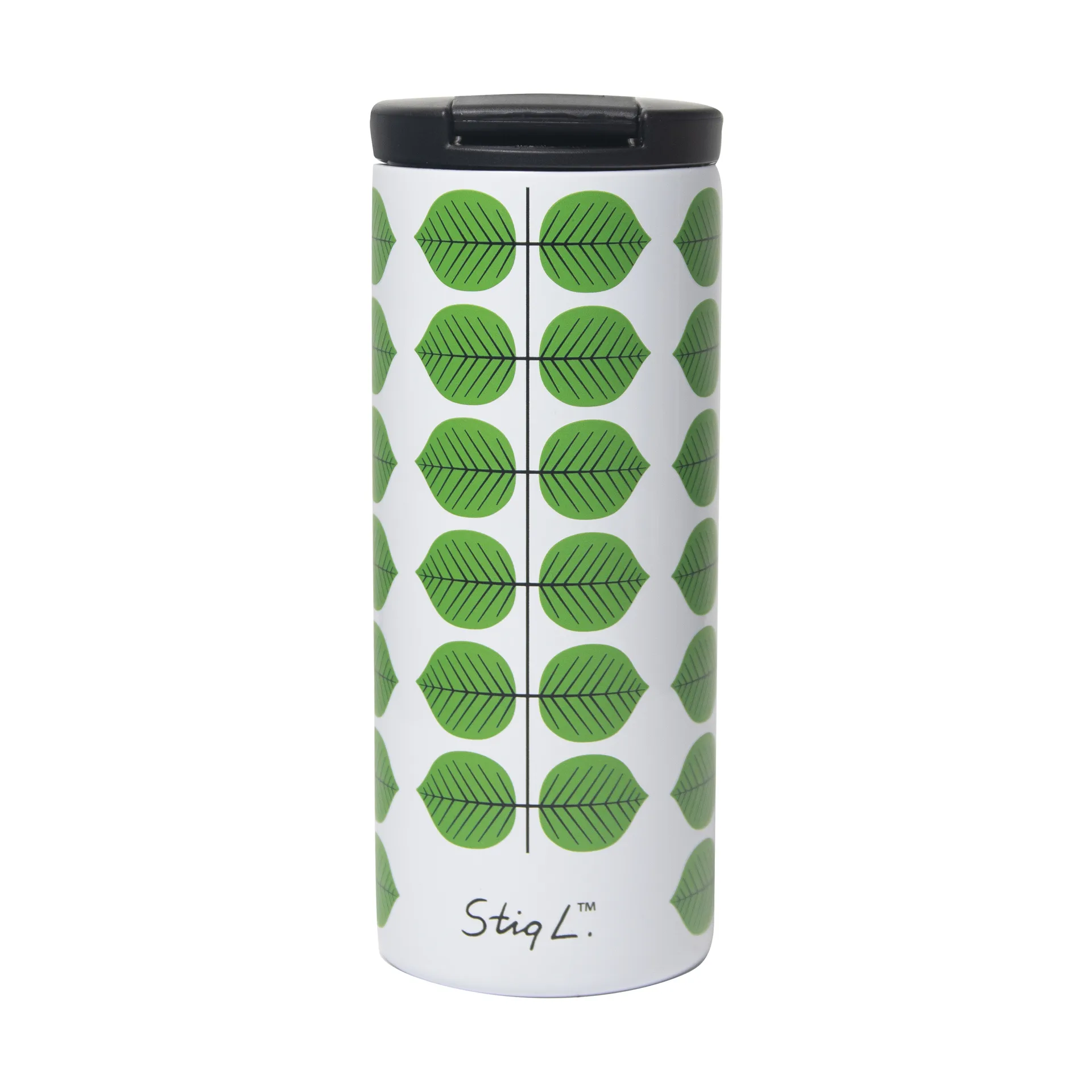 Berså termosmuki 0.35l, Valkoinen-vihreä Pluto Design