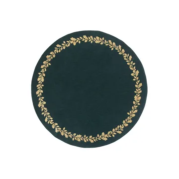 Joulukuusenmatto tammi Ø110 cm - Vihreä - Pluto Design