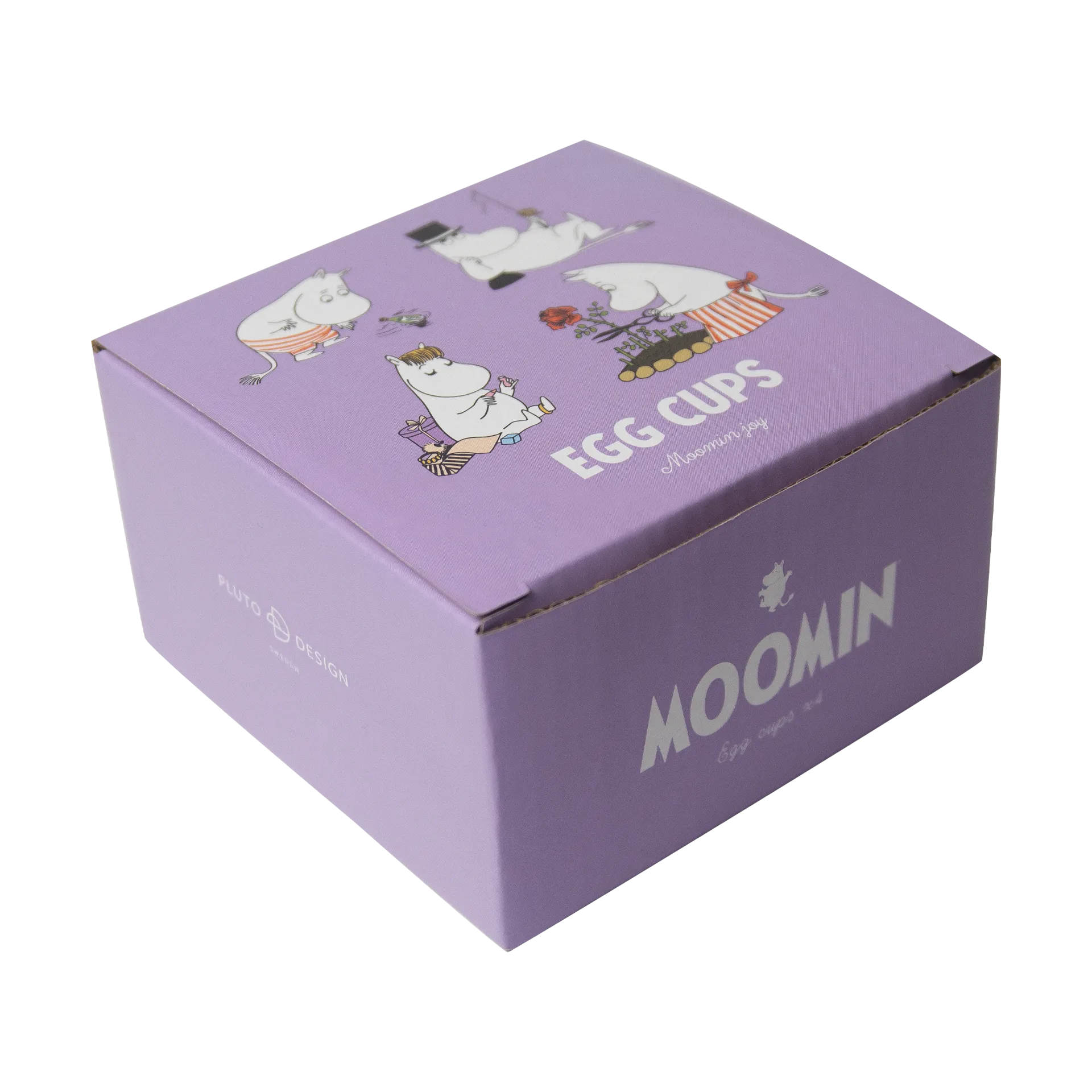 Mumin joy munakuppi 4 osaa, Valkoinen-multi Pluto Design