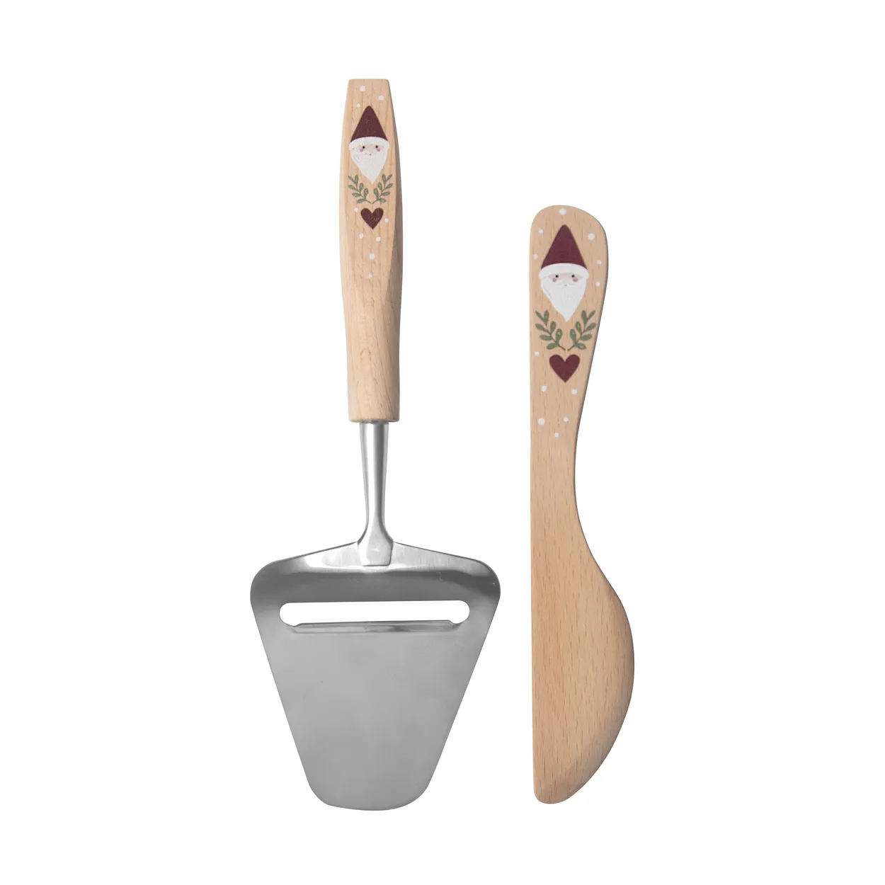 Pluto Design Santa voiveitsi ja juustohöylä 2 osaa Beige