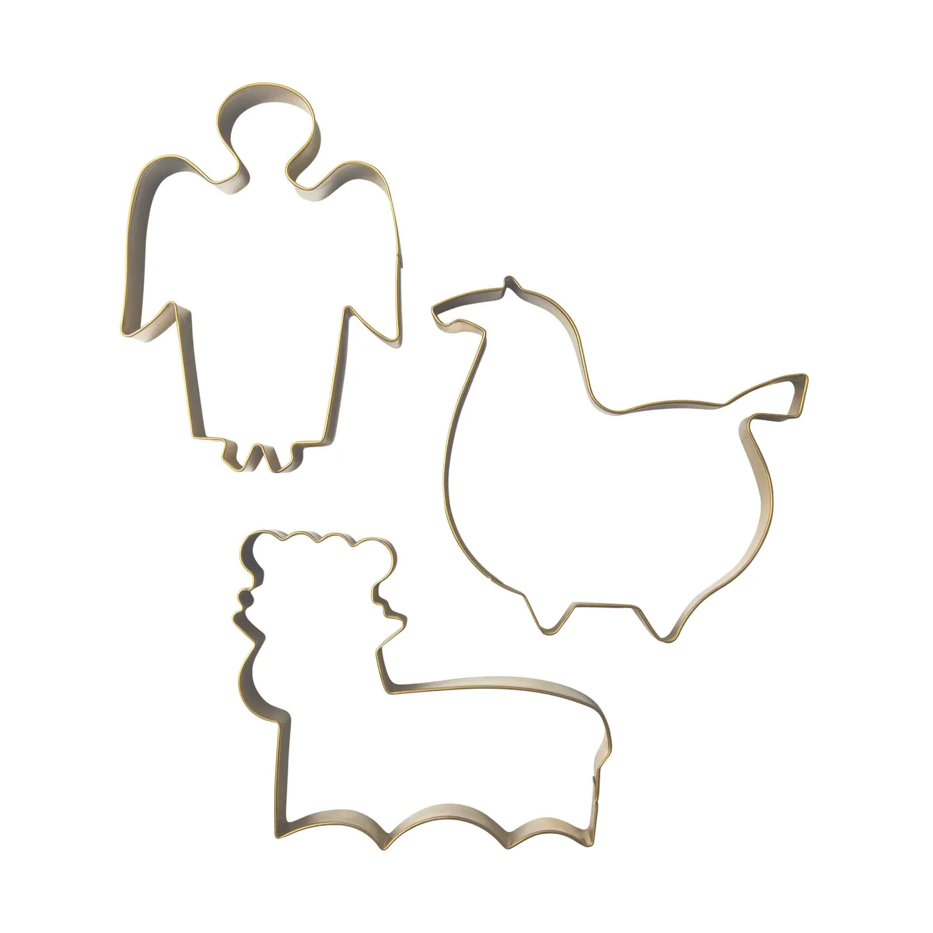 Stig L -piparkakkumuotti 3 osaa, Kulta Pluto Design