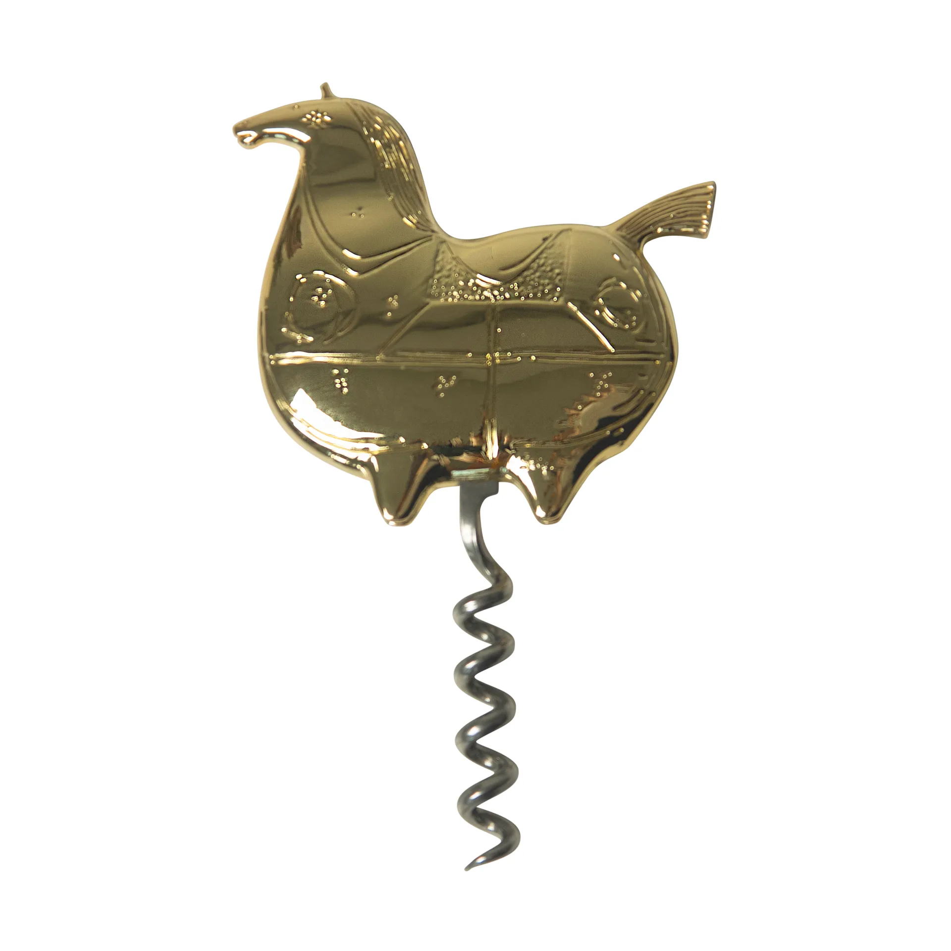 Stig L Springare korkkiruuvi, Kulta Pluto Design