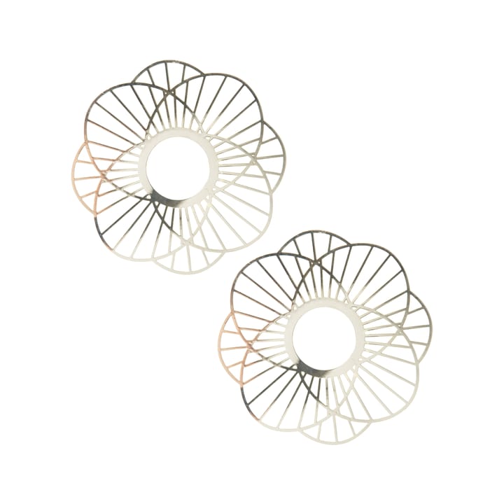 Sun kynttiläkoriste 2 kpl - Kulta - Pluto Design