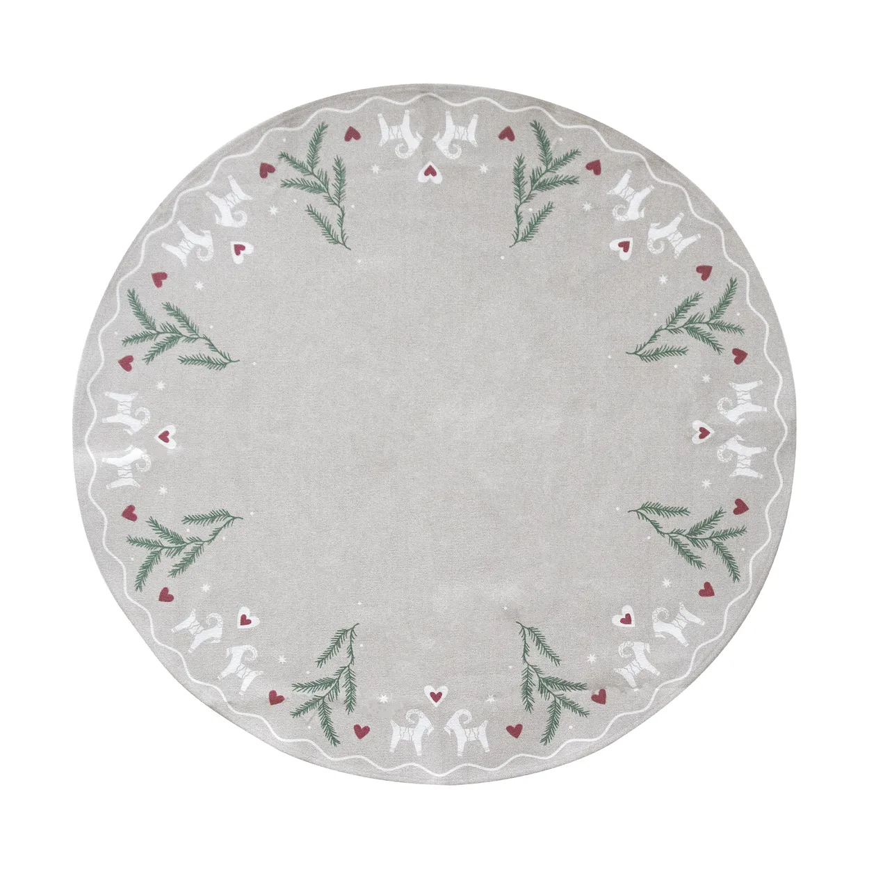 Pluto Design Yule Goat joulukuusen matto Ø110 cm Beige