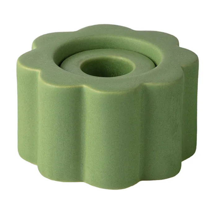 Birgit maljakko/kynttilänjalka 5 cm, Olive PotteryJo