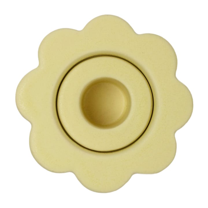 Birgit maljakko/kynttilänjalka 5 cm, Pale Yellow PotteryJo