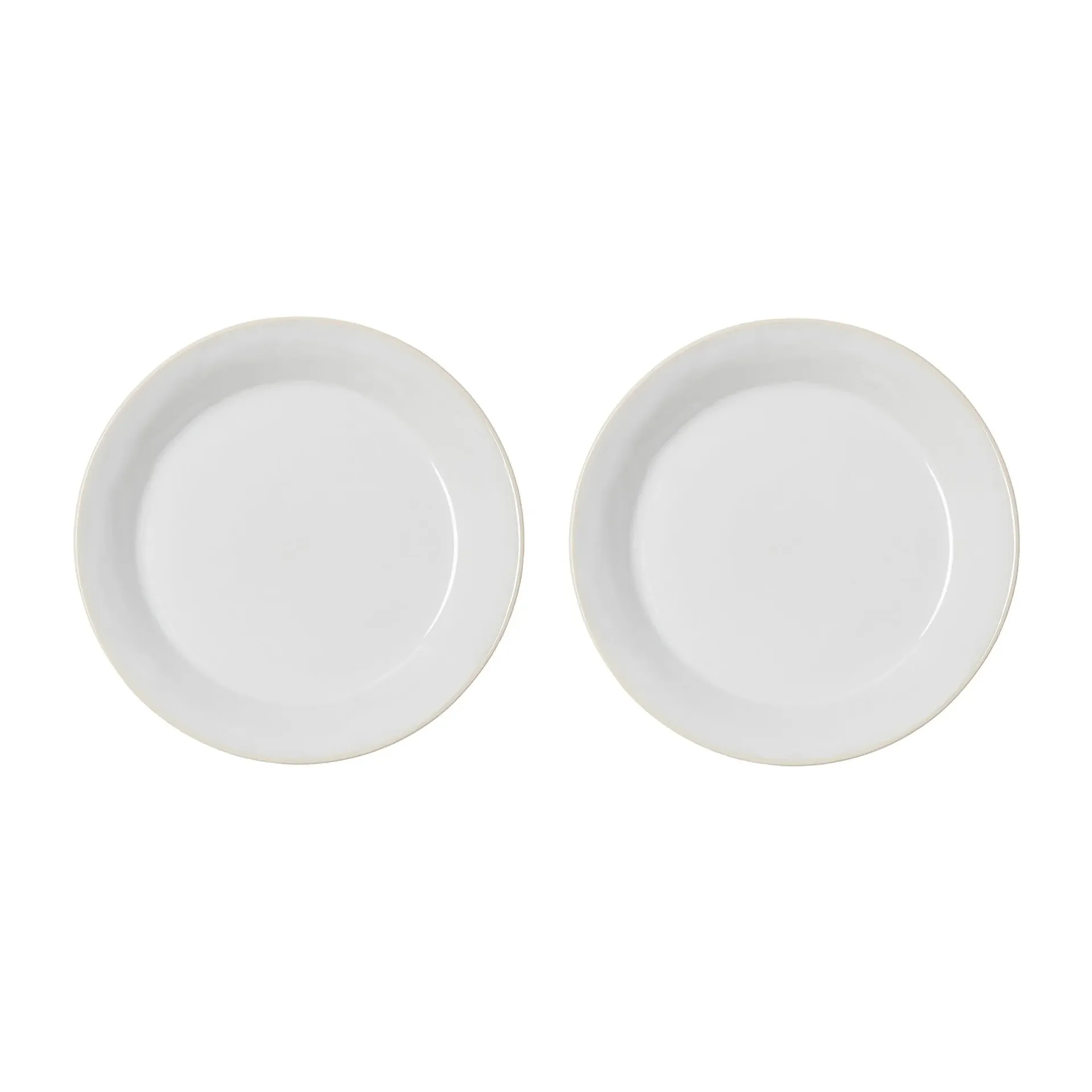 Daga jälkiruokalautanen Ø 20 cm 2-pakkaus, White PotteryJo